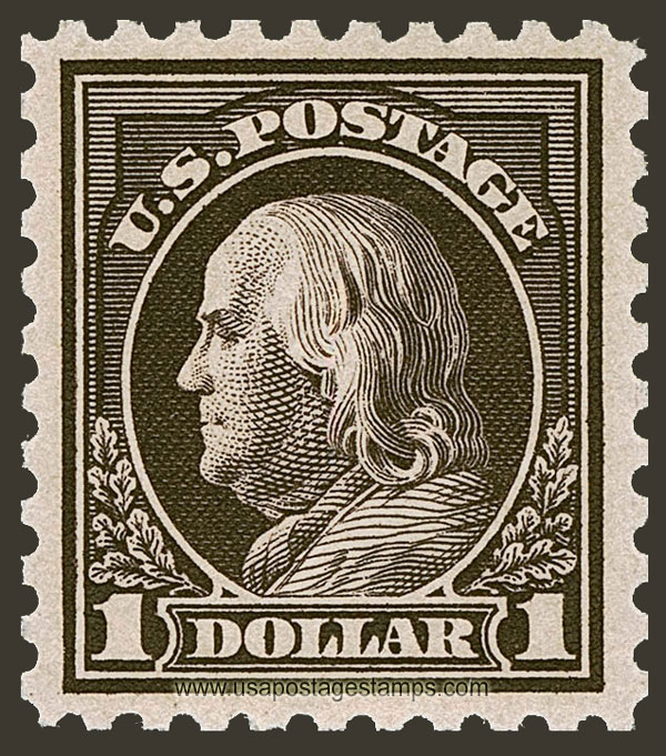 US 1915 Benjamin Franklin (1706-1790) $1 Scott. 460
