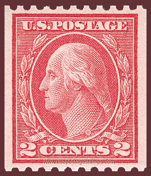 US 1916 George Washington (1732-1799) Coil 2c. Scott. 450
