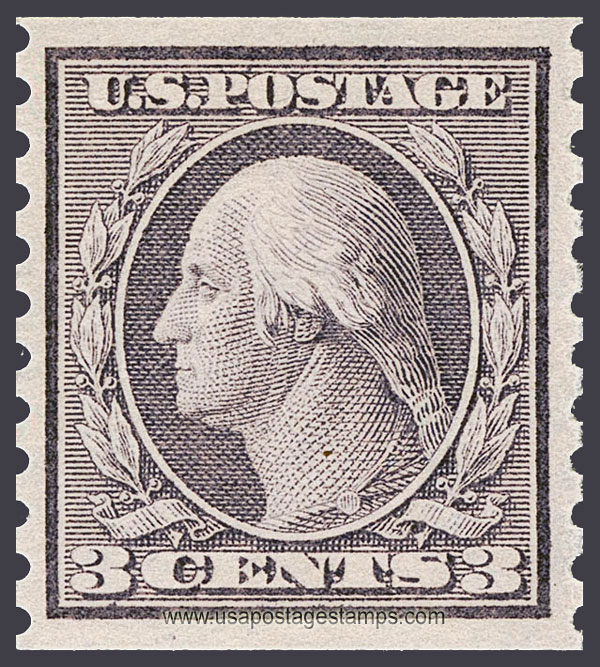US 1916 George Washington (1732-1799) Coil 3c. Scott. 456