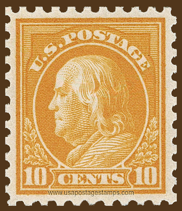 US 1916 Benjamin Franklin (1706-1790) 10c. Scott. 472