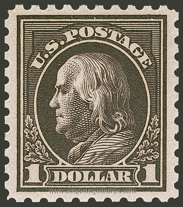 US 1916 Benjamin Franklin (1706-1790) $1 Scott. 478