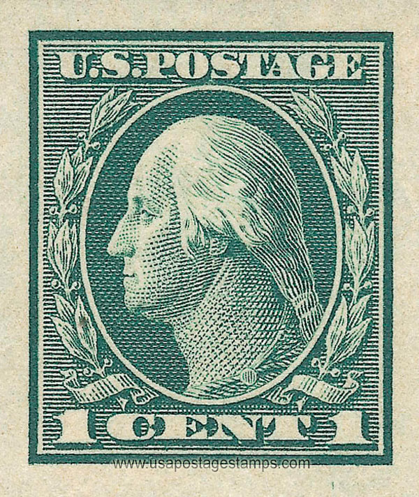 US 1916 George Washington (1732-1799) Imperf. 1c. Scott. 481