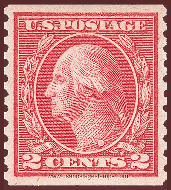 US 1916 George Washington (1732-1799) Coil 2c. Scott. 492