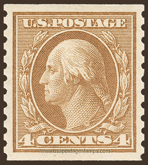 US 1917 George Washington (1732-1799) Coil 4c. Scott. 495