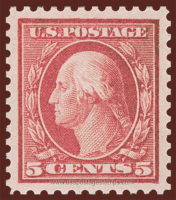 US 1917 George Washington (1732-1799) 5c. Scott. 505