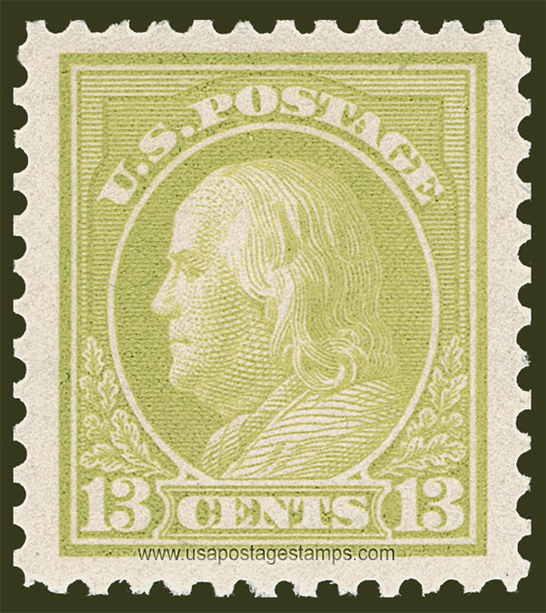 US 1919 Benjamin Franklin (1706-1790) 13C. Scott. 513