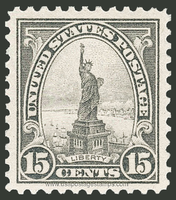 US 1922 Statue of Liberty 15c. Scott. 566