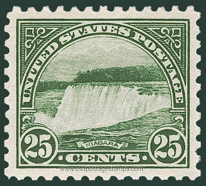 US 1922 Niagara Falls, New York 25c. Scott. 568