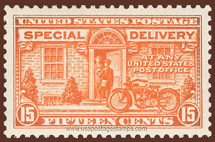US 1925 Special Postal Delivery - Motorcycle 15c. Scott. E13