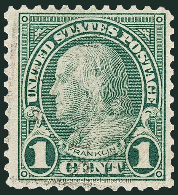 US 1926 Benjamin Franklin (1706-1790) 1c. Scott. 594