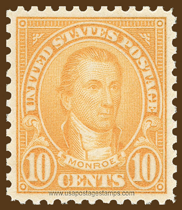 US 1927 James Monroe (1758-1831) 10c. Scott. 642