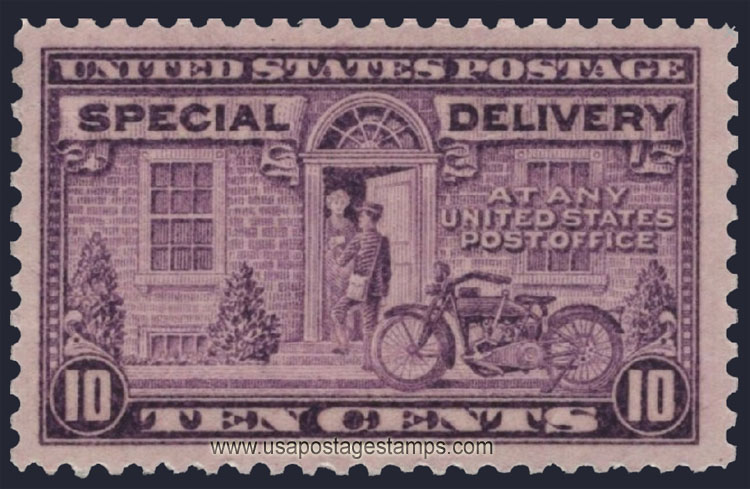 US 1927 Special Postal Delivery - Motorcycle 10c. Scott. E15b