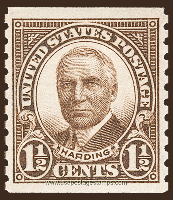 US 1930 Warren Gamaliel Harding (1865-1923) Coil 1½c. Scott. 686
