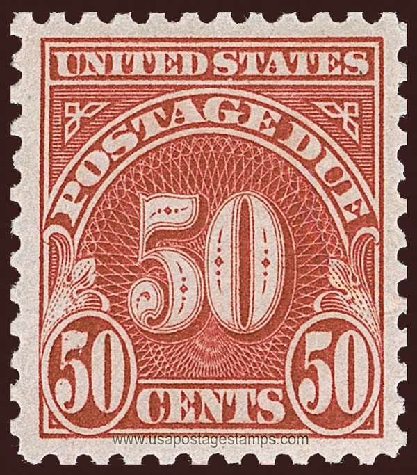 US 1930 Postage Due Stamp 50c. Scott. J76