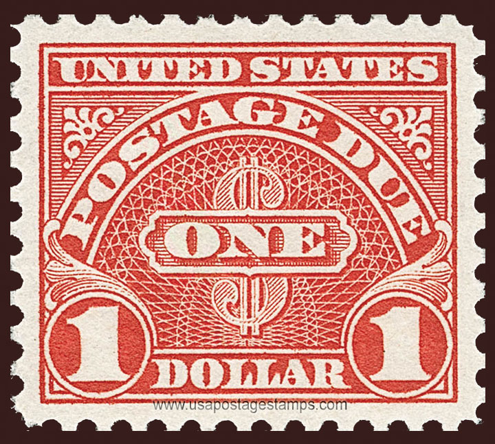 US 1930 Postage Due Stamp $1 Scott. J77a