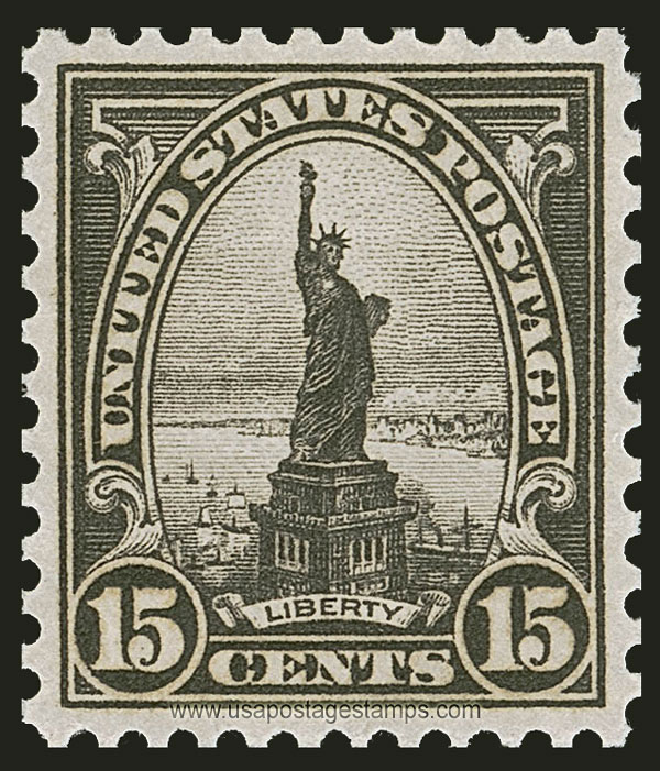 US 1931 Statue of Liberty (1875), New York 15c. Scott. 696