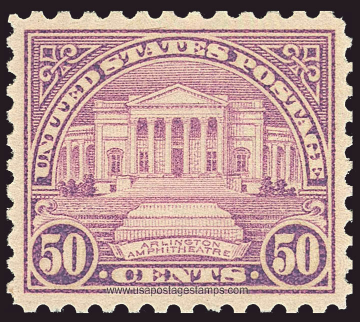 US 1931 Arlington Memorial Amphitheater 50c. Scott. 701