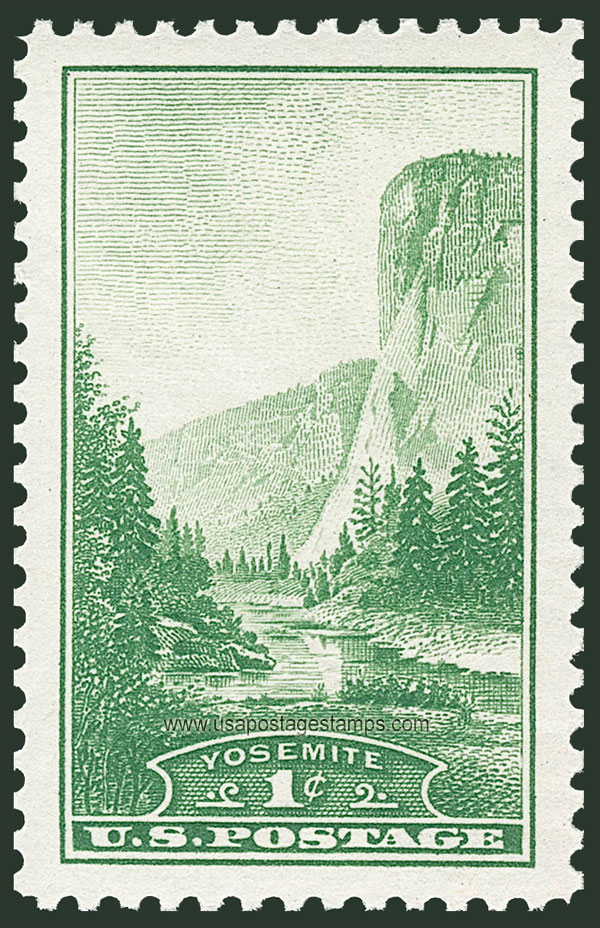 US 1934 Yosemite National Park, California 1c. Scott. 740