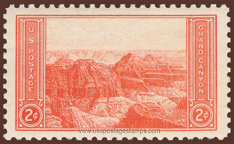 US 1934 Grand Canyon National Park, Arizona 2c. Scott. 741