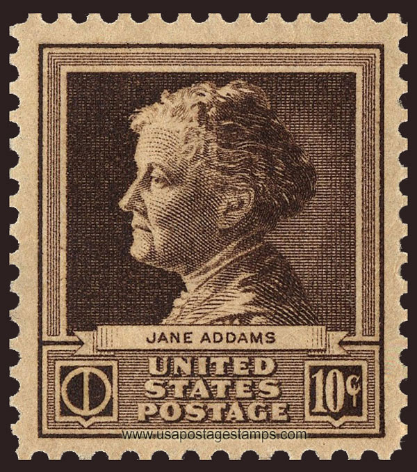 US 1940 Social worker Laura Jane Addams 10c. Scott. 878