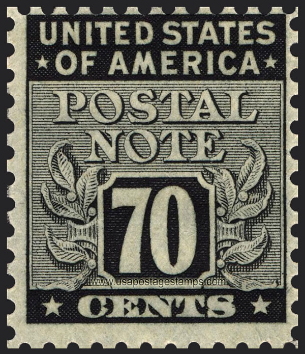 US 1945 Postal Note 70c. Scott. PN16