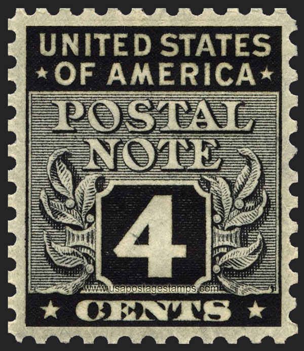 US 1945 Postal Note 4c. Scott. PN4