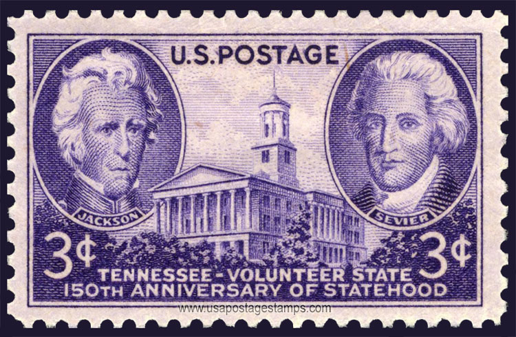 US 1946 150th Anniversary of Tennessee Statehood 3c. Scott. 941