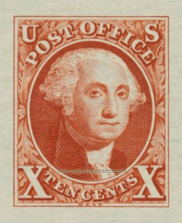 US 1947 George Washington (1732-1799), Philatelic Exhibition (CIPEX) 10c. Imperf. Scott. 948b