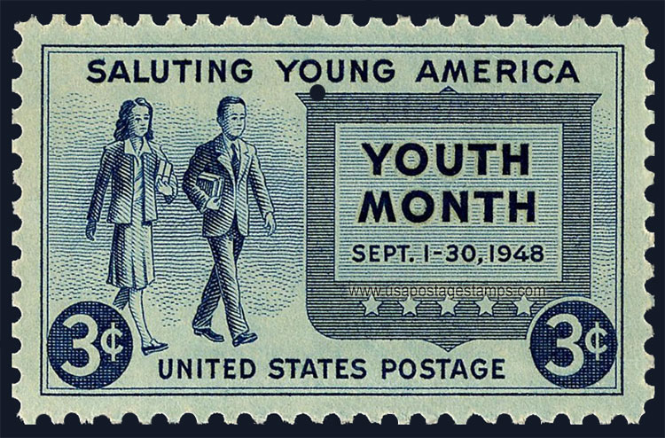US 1948 Salute to Youth 3c. Scott. 963