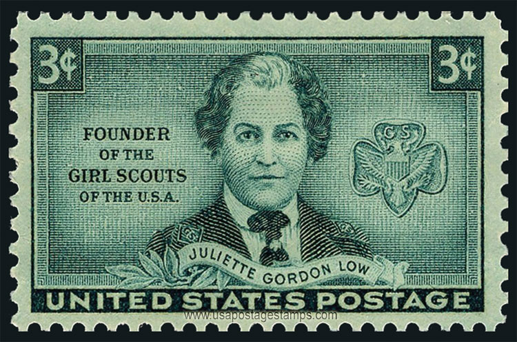 US 1948 Girl Scouts ; Juliette Gordon Low 3c. Scott. 974