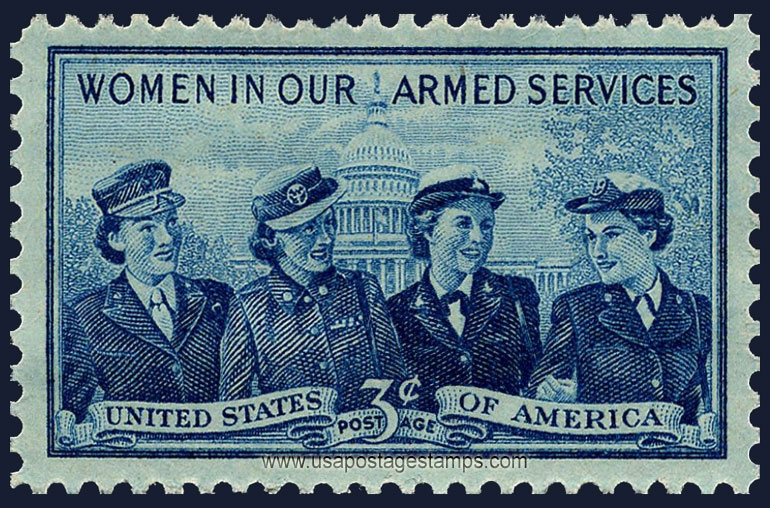 US 1952 Women in Our Armed Services 3c. Scott. 1013