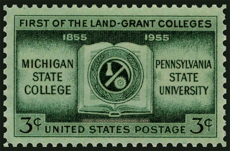 US 1955 First of the Land-Grant Colleges 3c. Scott. 1065
