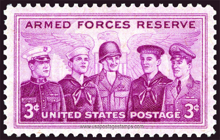 US 1955 Armed Forces Reserve 3c. Scott. 1067