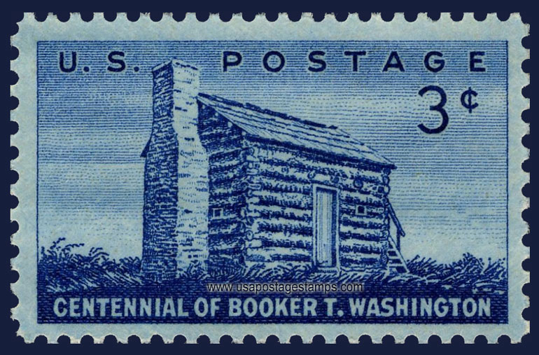 US 1956 Booker Taliaferro Washington Centennial 3c. Scott. 1074