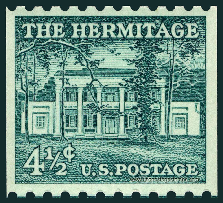 US 1959 The Hermitage, Nashville, Tennessee ; Coil 4½c. Scott. 1059