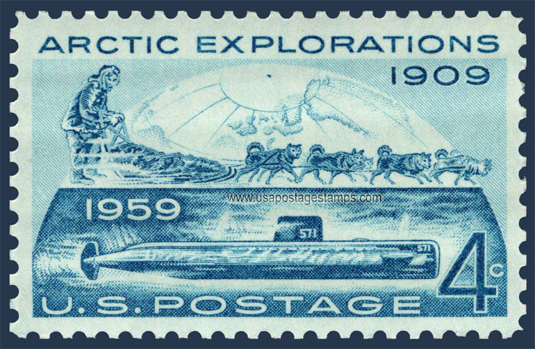 US 1959 Arctic Explorations 4c. Scott. 1128