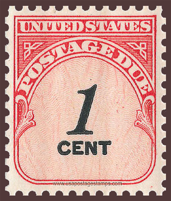 US 1959 Postage Due Stamp 1c. Scott. J89