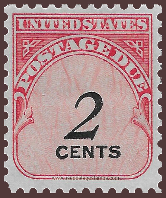 US 1959 Postage Due Stamp 2c. Scott. J90