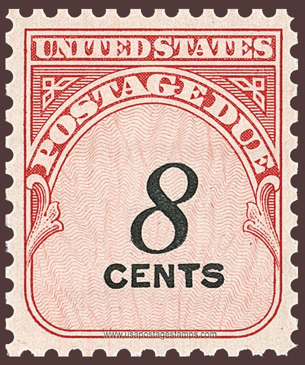 US 1959 Postage Due Stamp 8c. Scott. J96