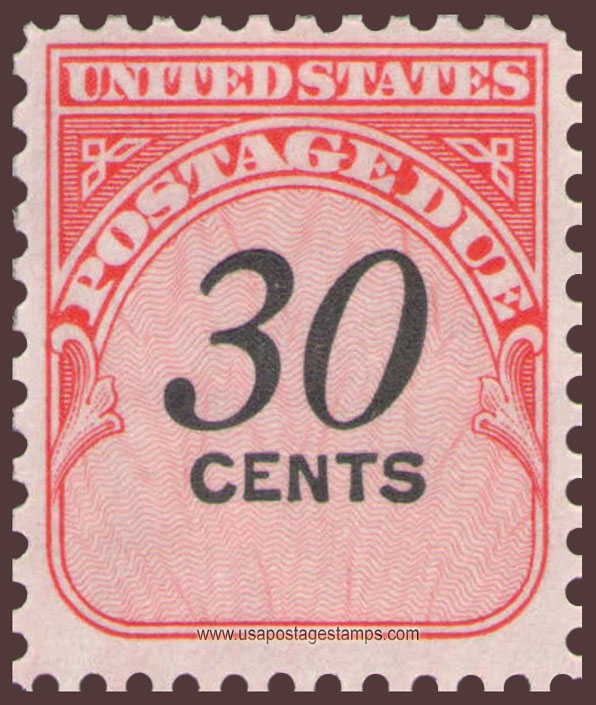 US 1959 Postage Due Stamp 30c. Scott. J98