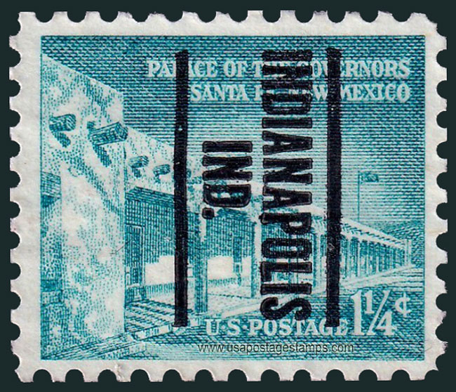 US 1960 Palace of the Governors, Santa Fe, New Mexico 1¼c. Michel PR652A