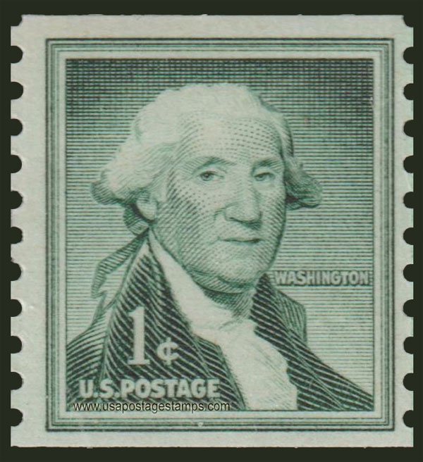 US 1960 George Washington (1732-1799) ; Coil 1c. Scott. 1054b-SHV