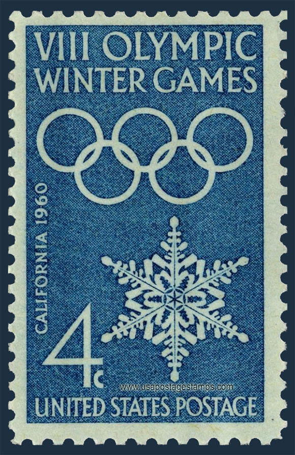 US 1960 VIII Olympic Winter Games, California 4c. Scott. 1146