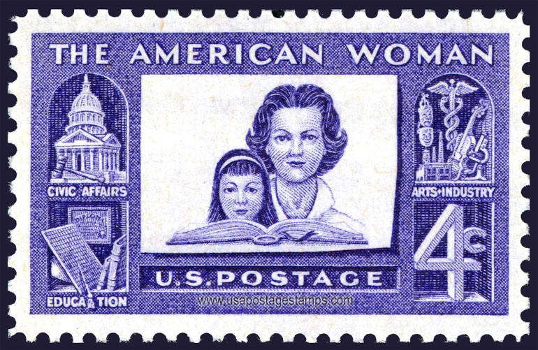 US 1960 American Woman 4c. Scott. 1152