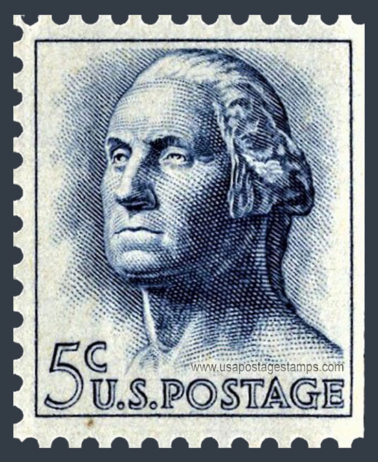 US 1962 George Washington (1732-1799) 5c. Michel 817xDr