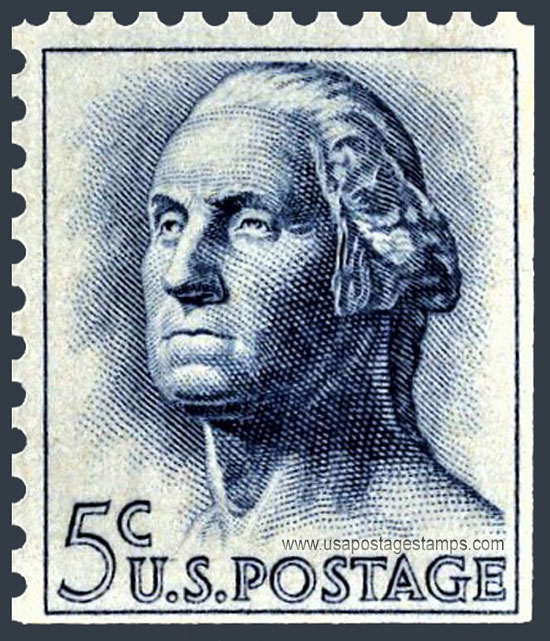US 1962 George Washington (1732-1799) 5c. Michel 817xEru