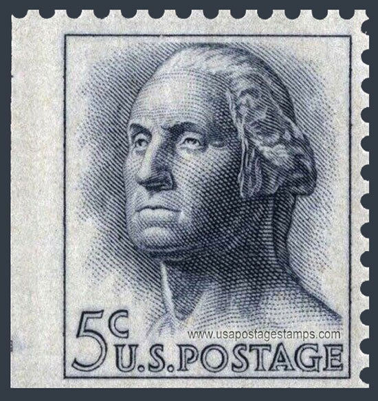 US 1962 George Washington (1732-1799) 5c. Michel 817xEul
