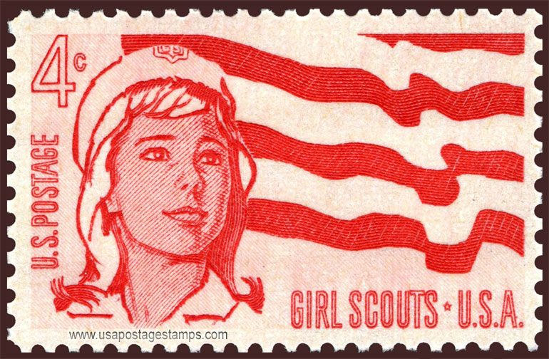 US 1962 Girl scouts 4c. Scott. 1199