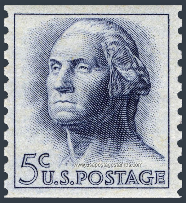 US 1962 George Washington (1732-1799) Coil 5c. Scott. 1229