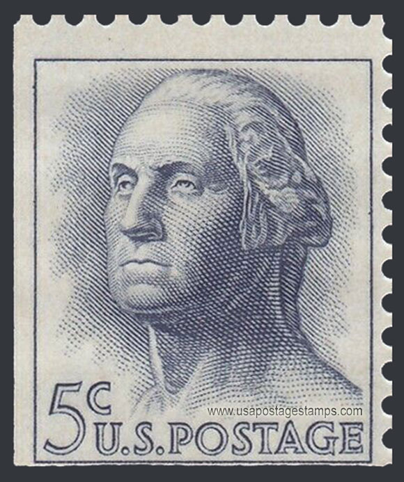 US 1963 George Washington (1732-1799) 5c. Michel 817yEl
